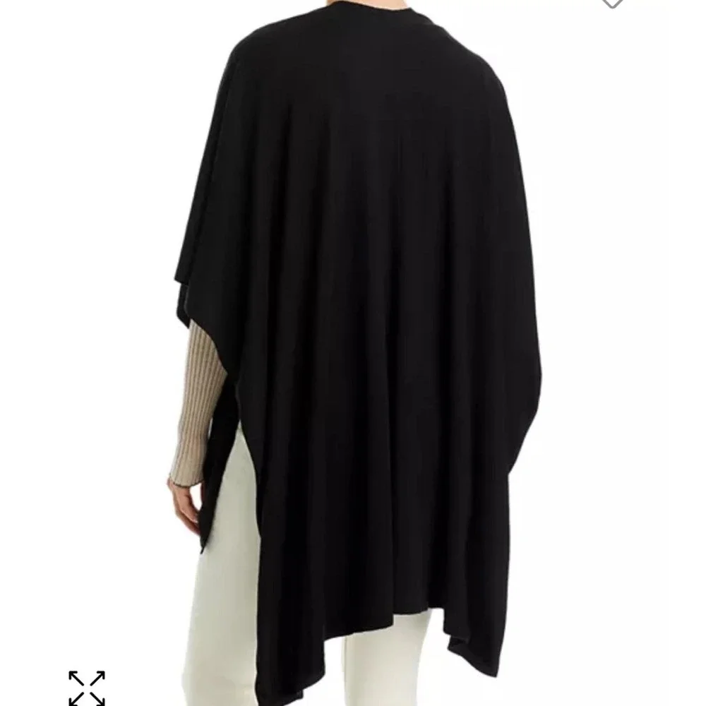 Wrap Shrug Poncho‎ Sweater Echo Design Black